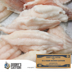 Farm Raised Guidrys Catfish Fillets - 9-12oz (15lb)