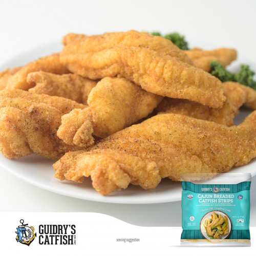 Guidry's Breaded CatFish Strips (IQF) 2lbs 616136118511